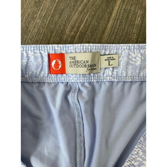 The American Outdoorsman size LARGE Lavender/White Drawstring SKORT - Picture 3 of 4